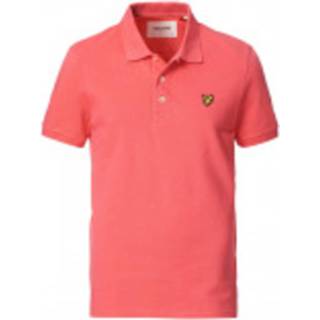 👉 Poloshirt roze m mannen Plain Polo Shirt Electric Lyle & Scott , Heren 5059775205887