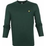 👉 Trui groen XS mannen Donker Lyle & Scott , Heren 5054783989286 1653315170358