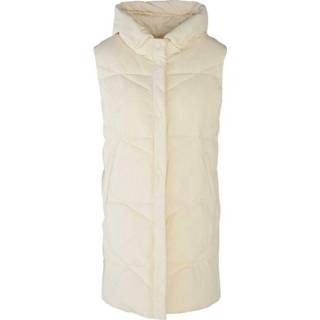 👉 Bodywarmer beige vrouwen met capuchon Oui , Dames 4047987145054