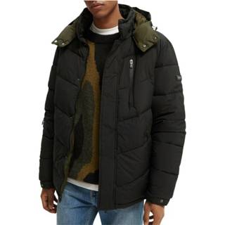 👉 Waterrepellent zwart XL mannen Hooded water-repellent puffer jacket Scotch & Soda , Heren