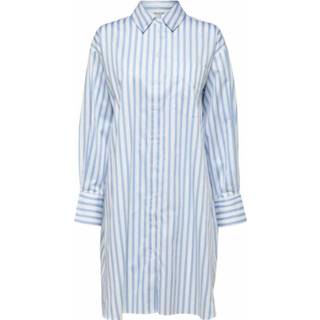 👉 Longshirt blauw vrouwen Dora LS Striped Long Shirt Selected Femme , Dames