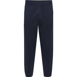 👉 Sweatpant blauw l mannen Knit SweatPants Selected Homme , Heren