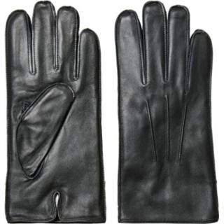 👉 Glove zwart leather onesize mannen Gloves Selected Homme , Heren