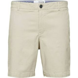 Bermuda beige m mannen Storm Selected Homme , Heren