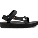 👉 Sandaal vrouwen zwart Midform Sandals