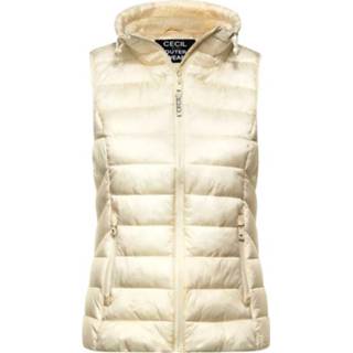 👉 Beige XL vrouwen Täckväst 220108 Cecil , Dames