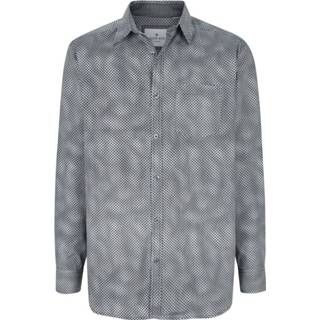👉 Overhemd grijs katoen grafisch mannen met trendy print Roger Kent 4055708324411