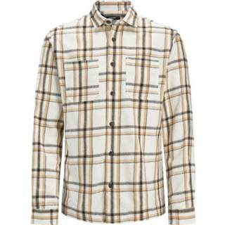 👉 Overshirt wit XL mannen Jprblalogan Flannel Jack & Jones , Heren