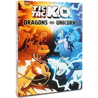 👉 Engels kaartspellen Tic Tac KO - Dragons vs Unicorns 810031364947