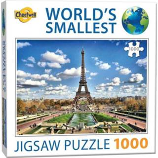 👉 Puzzel steden legpuzzels World's Smallest - Eiffel Toren Parijs (1000 stukjes) 5015766013343