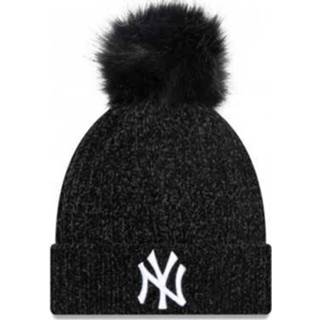 👉 Beanie zwart onesize vrouwen Winterized Bobble Neyyan New Era , Dames