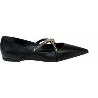 👉 Ballerina's zwart vrouwen Pointy Ballerina Shoes Alexander McQueen , Dames