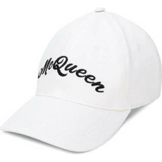 👉 Baseball cap wit onesize mannen Embroidered Logo Alexander McQueen , Heren