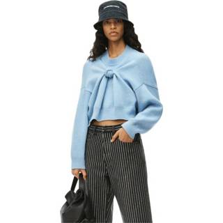👉 Pullover blauw m vrouwen Knot Alexander Wang , Dames 1652970513708