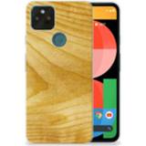 👉 Bumper hoesje hout Google Pixel 5A 5G Licht 8720632108739