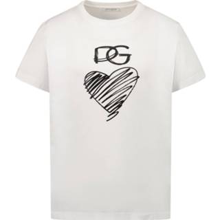 👉 Shirt vrouwen wit kinderen Dolce and Gabbana Kinder t-shirt 2016601745453