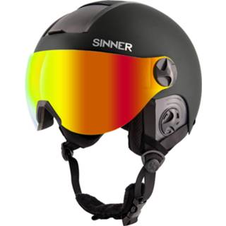 👉 Unisex zwart Sinner bullit visor - 8715999207485