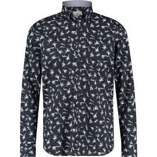 👉 Shirt l male blauw State of Art 21421213 ls printed pop 8714596710381