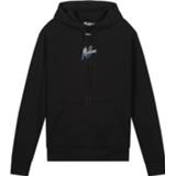 👉 Hoodie katoen l male zwart Malelions Split 6090514238284