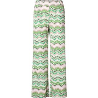 👉 Pantalon zijde m broeken vrouwen groen Charlotte Sparre