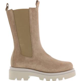 👉 Damesschoenen vrouwen beige Toral Bloque high chelsea