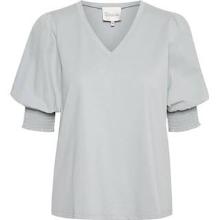 👉 Wardrobe elastane l tops vrouwen groen My Essential 10703762 mwkula v-neck blouse 5714352683334 5714352552265