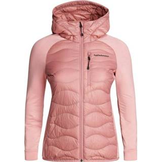 👉 Roze m vrouwen Helium Hybrid Down Hood Jacket Peak Performance , Dames