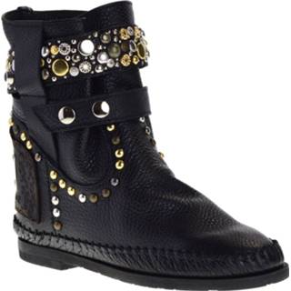 👉 Enkellaarzen damesschoenen vrouwen zwart Karma of Charme 2000001261095 2000001261040