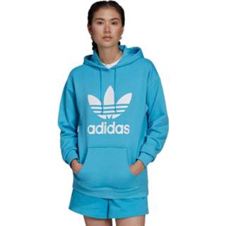 👉 Hoodie blauw vrouwen Adicolor Trefolil He6952 36 Adidas Originals , Dames