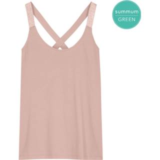 👉 Singlet elastane s vrouwen print Summum 3s4483-30310 191 crossband organic cotton luxury basics shell