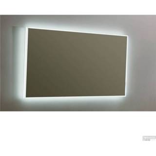 👉 Spiegel aluminium Sanilux Mirror Infinity 120x70x4,1 cm met LED Verlichting 8719304428596