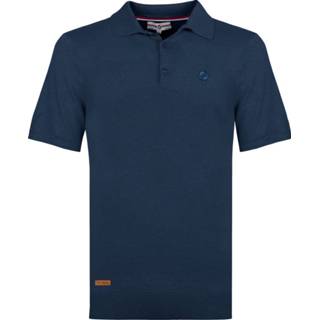 👉 Poloshirt marine katoen male blauw Q1905 Polo shirt zoutelande 8718383228318