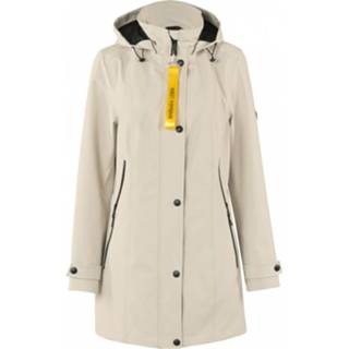 👉 Regenjas polyester vrouwen ecru Lebek 2017001693429