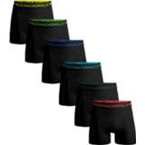 👉 Heren 6-pack boxershorts effen