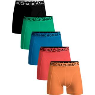 👉 Boxershort s male oranje mannen Muchachomalo Heren 5-pack boxershorts hello sunshine 8718168939194