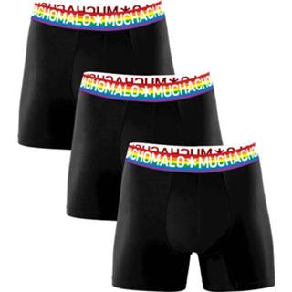 👉 Boxershort l ondermode male zwart mannen Muchachomalo Heren 3-pack boxershorts pride 8720594016790 8720594016783