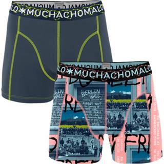 Boxershort m male print mannen Muchachomalo Heren 2-pack boxershorts berlin wall 8718168861174