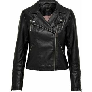 👉 Biker jacket zwart vrouwen Gemma Only , Dames