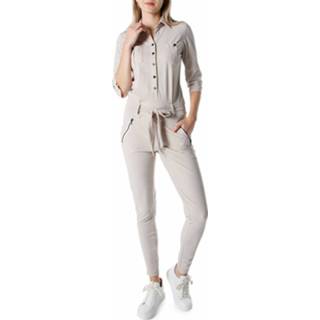 👉 Jumpsuit l vrouwen beige Zip73 826-01 2058020008054