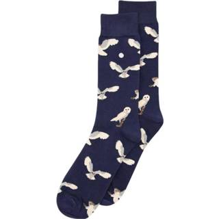 👉 Sokken wit katoen l male blauw Alfredo Gonzales owls navy white 8720246611564