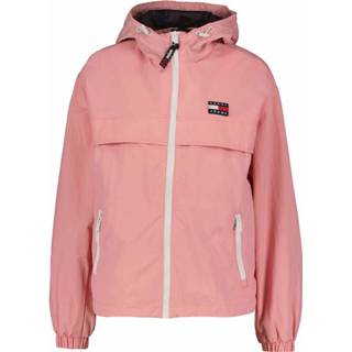 👉 Windbreaker roze l vrouwen Windjacke Chicago Tommy Jeans , Dames 8720116590050