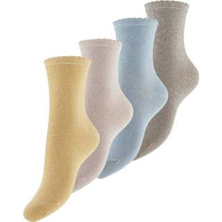 👉 Sock grijs vrouwen Lprhona Lurex Socks Xmas BOX 4 Pack Pieces , Dames 1652198854317