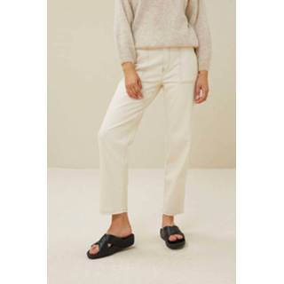 👉 Katoen m vrouwen wit By-Bar Amsterdam 22218014 smiley fine twill raw 8719058313261