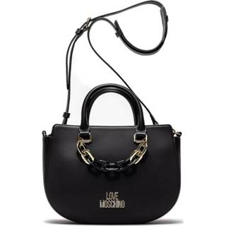 👉 Zwart onesize vrouwen Bags Shoulder Hand Jc4117 Vitello Love Moschino , Dames 8054400009356