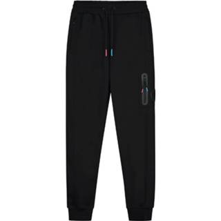 👉 Joggingbroek zwart polyester l broeken male Black Bananas P. i. 8720587543227 8720587543203 8720587543210