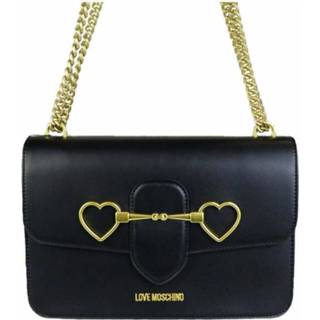 👉 Zwart onesize vrouwen Borsa Baguette CON Cuori Love Moschino , Dames