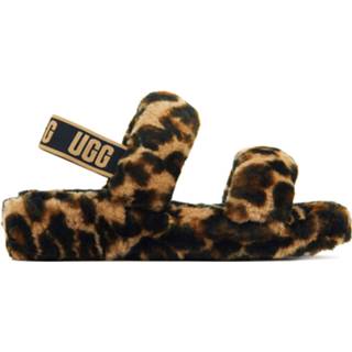 👉 Pantoffels leer damesschoenen vrouwen print UGG Australia Dames leren 1120920 - 8719656828358 8719656828310 8719656828327