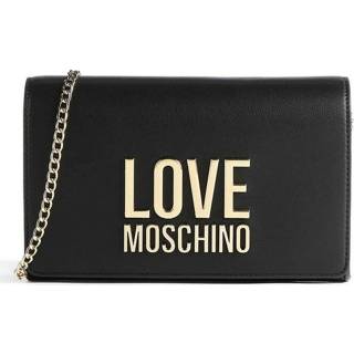 👉 Clutch zwart onesize vrouwen Bonded With Logo Love Moschino , Dames