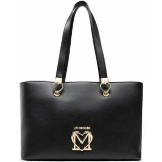 👉 Zwart onesize vrouwen Borsa shopping con logo Love Moschino , Dames