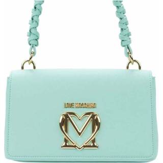 👉 Groen onesize vrouwen mannen Borsa a mano con manico intrecciato Love Moschino , Dames